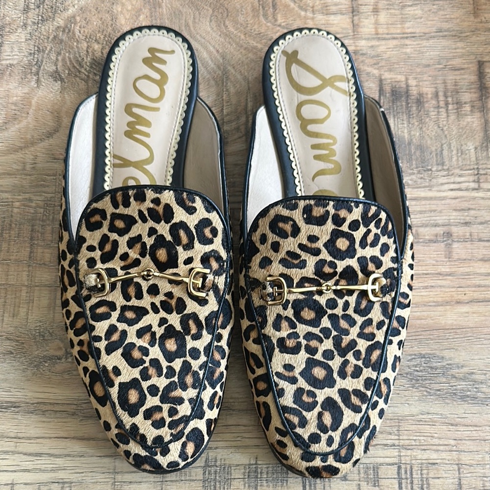Sam Edelman Brown and Black Flats